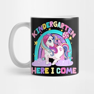 Kindergarten Here I Come Unicorn Mug